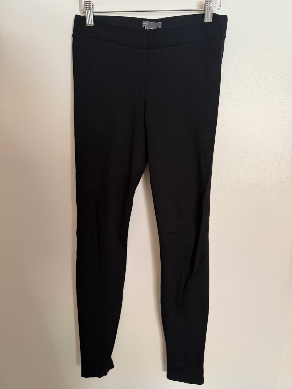 Vince Black Stretch Ponte Leggings
